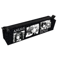 Пенал-косметичка 1 отделение (ОНИКС) ПМО 11-20 Аниме комиксы  210х45х45мм мягкий арт.86991