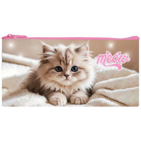 Пенал-косметичка 1 отделение плоский (ОНИКС) ПМП 17-20 Пушистое счастье ткань