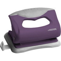 Дырокол (10л) deVENTE пластик с каучуковой вставкой, с линейкой Marandi лавандовый арт.4020202