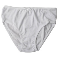 Трусы для девочки арт.4196 размер 36/146-152 (10/11) цвет белый 100% хлопок