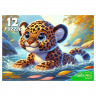 Пазл 12 элементов Дикие кошки (РК) ассортимент арт.П12-2382
