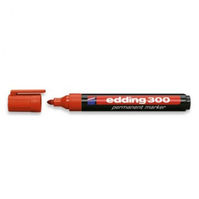 Маркер перманент EDDING круглый 1,5-3мм красный арт.E-300/2 (Ст.10)