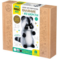 Набор для творчества Валяние шерстью Енот (ДК) арт.05588