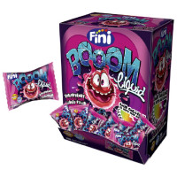 Леденец Boom 5гр, с жевательной начинкой клубника (Ст.200)