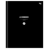 Дневник для музыкальной школы твердая обложка 48 листов (BG) Черный глянцевая ламинация тиснение фольгой арт.ДМ5т48_лг_тф 08408