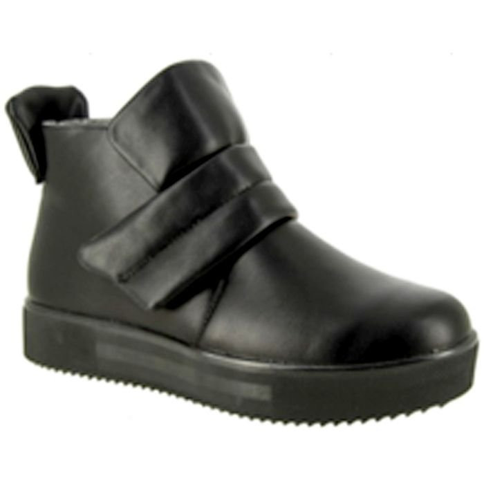Ботинки для девочки (KENKA) черный верх-искусственная кожа подкладка - байка  артикул LPF_76141