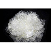 Бант для волос белый Arco Carino 10см арт.101 (Ст.30)