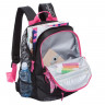 Рюкзак для девочек (Grizzly) арт.RD-837-3 фуксия 29х40х20 см