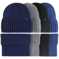 Комплект зимний для мальчика (Полярик) арт.G-20-26 размер 56-58 (шапка+снуд) цвет в ассортименте