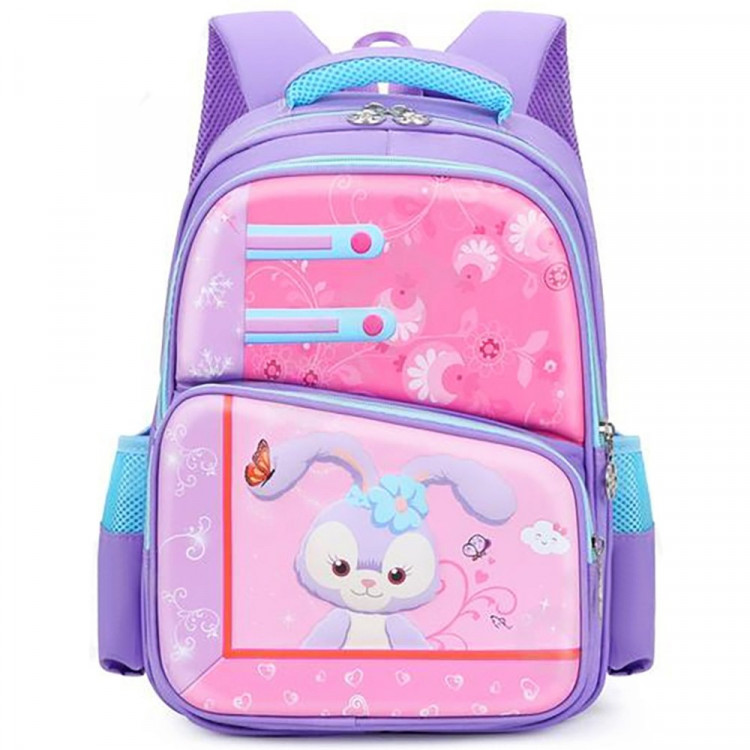 Ранец для девочки школьный (YSMN) фиолетовый 38х28х20см арт.CC1577_K211-2
