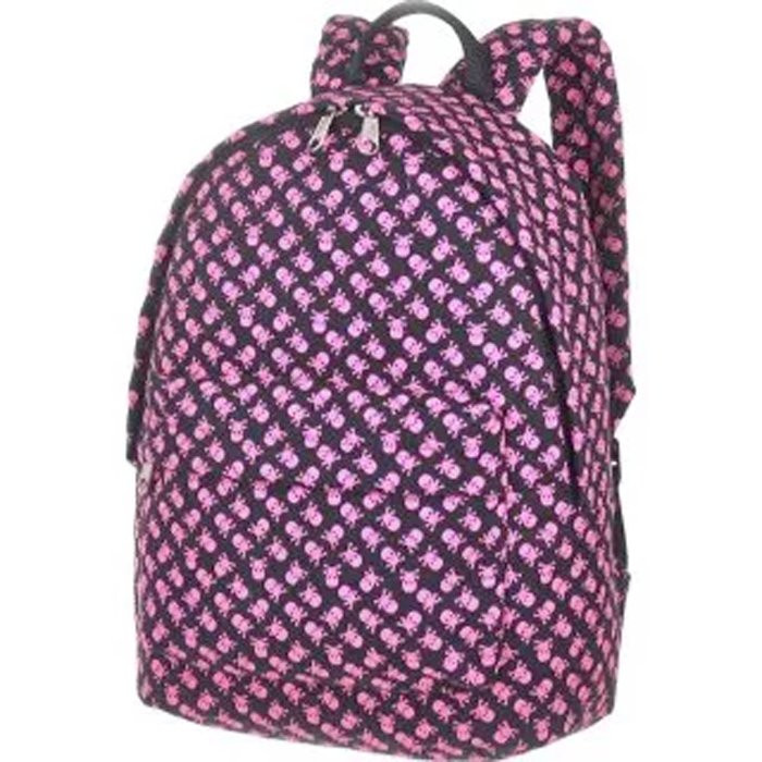Рюкзак для девочек (Asgard) арт Р-5137Х ЧерепМелкий черно-розовый 40х31х15 см