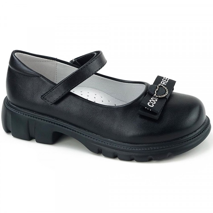 Туфли для девочки (B&G) черные верх-искусственная кожа подкладка- искусственная кожа артикул m-bg-B838-9A