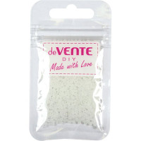 Бисер круглый 2мм 10гр (deVENTE) Frosted полупрозрачный белый арт.8001360