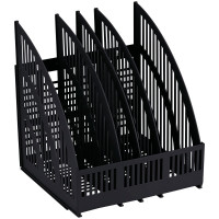 Вертикальный накопитель 04 секции черный СТАММ LINE арт.ЛТВ-01473/ЛТ456