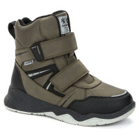 Ботинки для мальчика (CROSBY) черные верх-искусственная кожа подкладка -натуральная шерсть артикул 238181/03-04