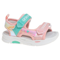 Сандалии для девочки (Сказка) в ассортименте верх-текстиль подклад-натуральная кожа размерный ряд 26-31 арт.R107771350P/W