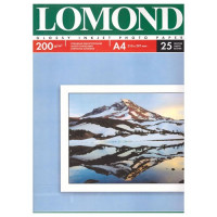 Фотобумага Lomond А4 25л. 200г/м2 1ст. глянцевая (0102046)