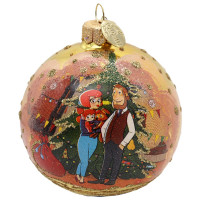 Шар стекло 08см (серия Мультфильм) "Простоквашино" п/у арт.КУ-80-234092