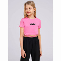 Футболка для девочки артикул 846480/74г_п размер 34/134-42/158 цвет розовый