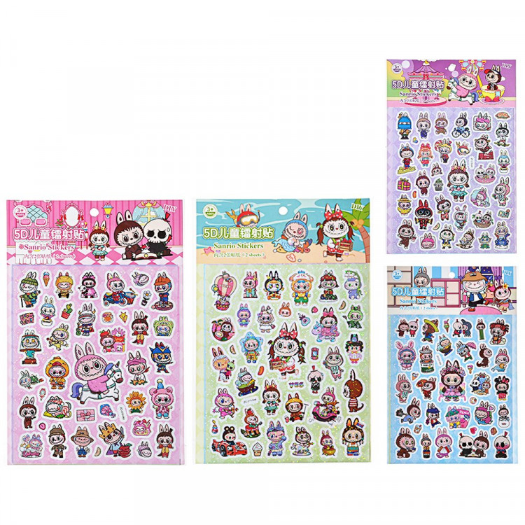 Наклейки А5 (Mazari) Зубастик ассорти арт.M-20623