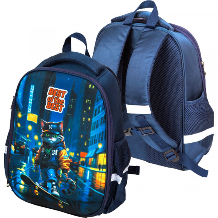 Ранец для мальчика школьный (Attomex) Optima. Best Of The Best 37x28x18см арт.7033500