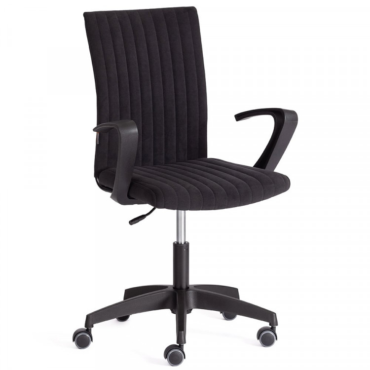 Кресло  офисное SPARK флок, черный (7)