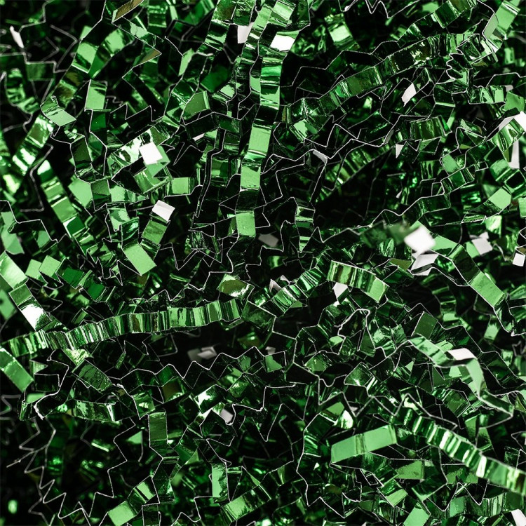 Наполнитель для коробок фольга 50гр цв.зелёный арт.10515735