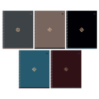 Тетрадь А5 клетка 48 листов на гребне (BG) Моноколор. Классика ассорти арт.Т5гр48 59409