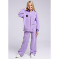 Костюм спортивный для девочки артикул CLE 849518/70у_п размер 34/134-40/152 трикотажный цвет темно-розовый