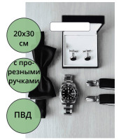 Пакет ПВД прорезная ручка 20*30 30мкм Для него