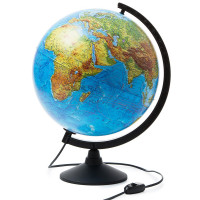 Глобус физический диаметр 320мм с подсветкой Классик арт К013200017