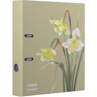 Папка с арочным механизмом deVENTE sigNATURE A4 75 мм, картонная разобранная, металлическая окантовка, запечатка форзаца, с рисунком