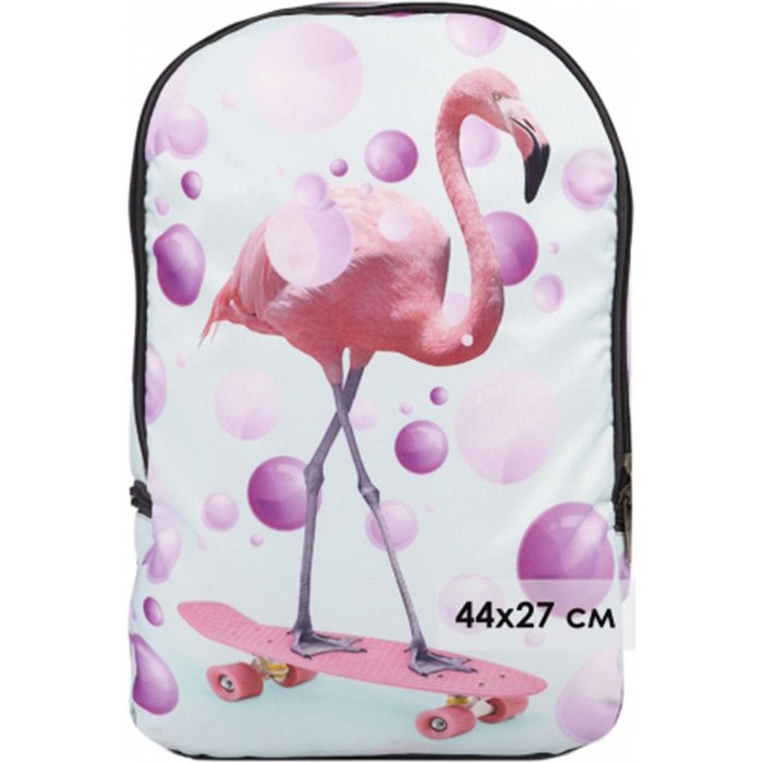 Рюкзак для девочки (Noble People) Фламинго 44x27x12см арт.NP26/19-B