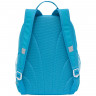 Рюкзак для девочек школьный (GRIZZLY) арт RG-163-7/1 голубой 28х38х18 см