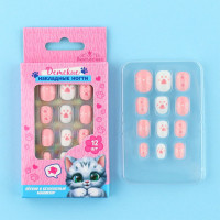 Ногти накладные Милый котенок 12 шт арт.9348430