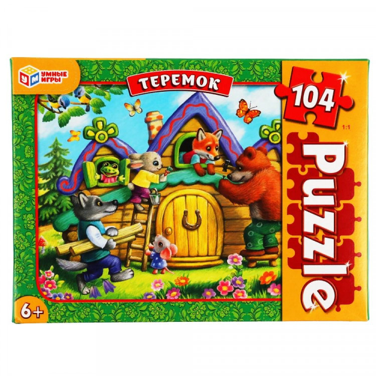 Пазл 104 элементов Теремок (Умные игры) арт.4680107932785
