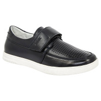 Полуботинки для мальчика (Kenka) синий верх-искусственная кожа подкладка-натуральная кожа артикул DFI_1056-60_navy