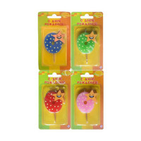 Свеча ЦИФРА Звезда "0" 06см арт.6027285