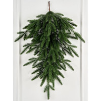 Ветка-капля 115см хвоя 100% литая, без украшений "Кассиопея" арт.КХК 115