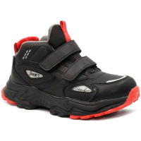 Кроссовки для мальчика (Tom-Miki) цвет черный верх-искусственная кожа подкладка-текстиль  артикул  B-9430-A