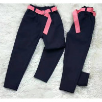 Брюки для девочки (Veresk) артикул B6046-A63  размерный ряд 28/104-34/134 цвет темно-синий