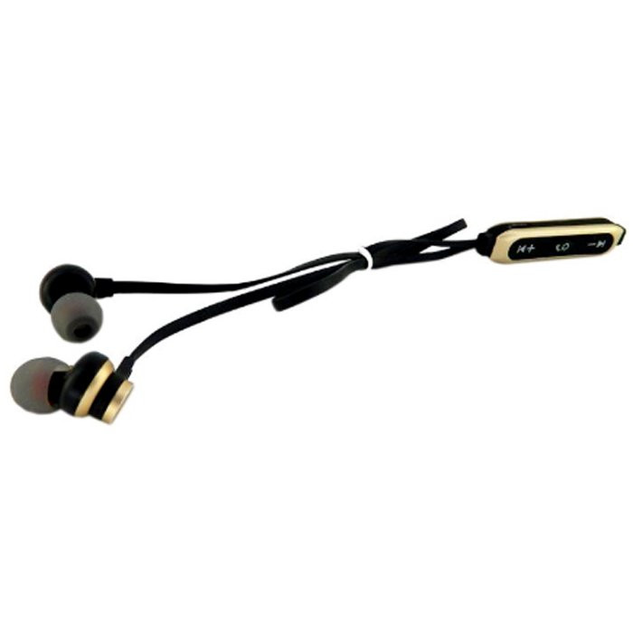 Наушники WALKER WBT-12,внутриканальные цв.золотой