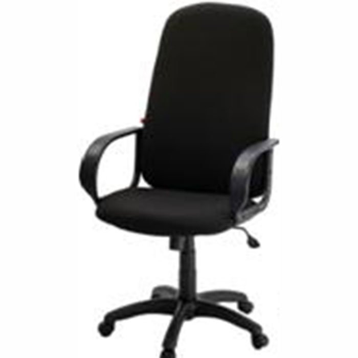 ,Кресло для руководителя пластик/ткань Биг черный (ТК-1, ТГ, PL-1)