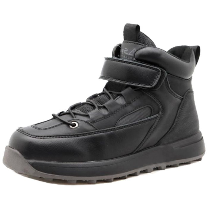 Ботинки для мальчика (МИКАСА) черные верх-искусственная кожа подкладка - байка артикул RC97_PM366-3-1