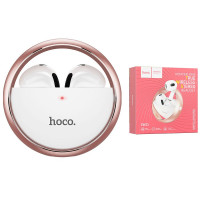 Наушники вакуумные беспров.HOCO EW23 цв.розовое золото