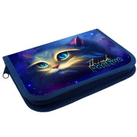 Пенал 1 отделение (Оникс) ПКТ 04-20 Магия кота 190х130мм полиэстер