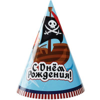 Колпак "Пиратский Остров" 06шт/наб. арт.1501-6140