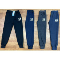 Брюки для мальчика (MULTIBRAND) артикул 190113A-141 размерный ряд 32/128-40/152 цвет синий