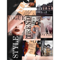 Пакет ПВД прорезная ручка 31*40 60мкм Тренд