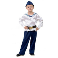 Костюм М Матрос парадный (сорочка,брюки,головной убор) р.40 ткань арт.5703-158-80